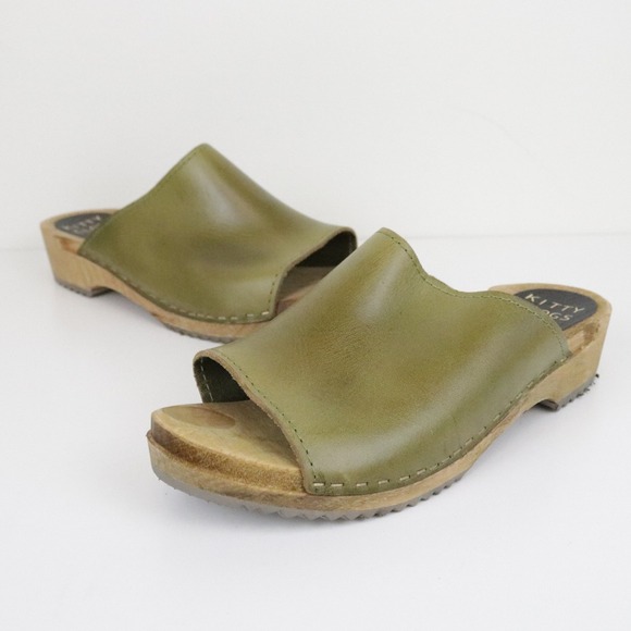 Kit + Clogs Studio Shoes - Kit + Clogs Studio Low Klassisk Sol Clog Sandals Aloe Green 38